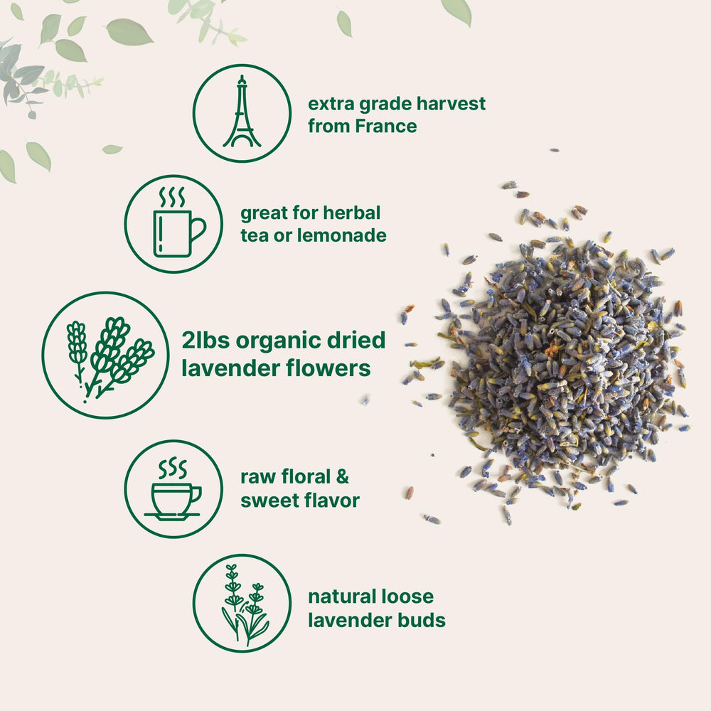 Micro Ingredients tea infusion with dried lavender for floral notes
