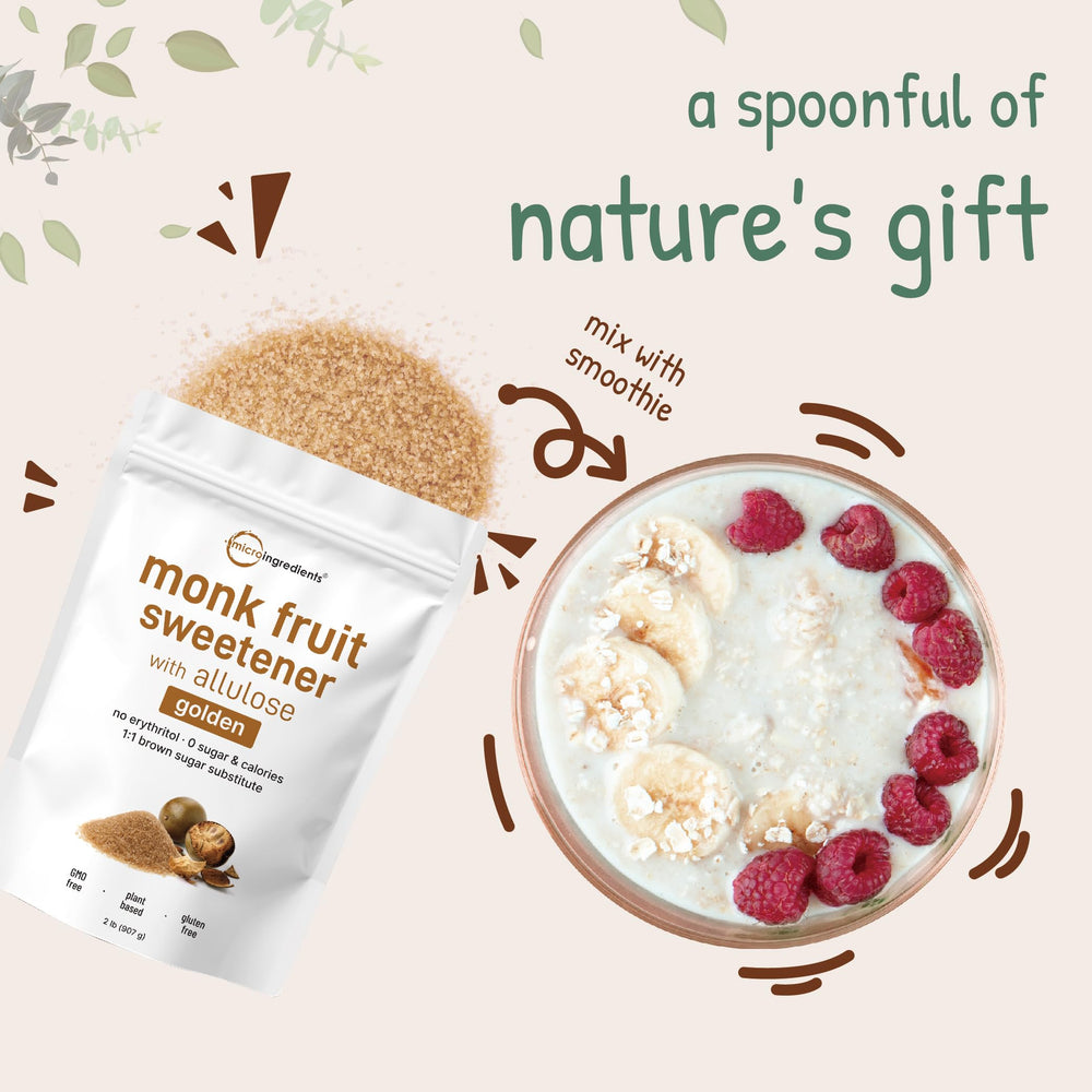 Micro Ingredients third-party lab-tested non-GMO label for safety and purity.