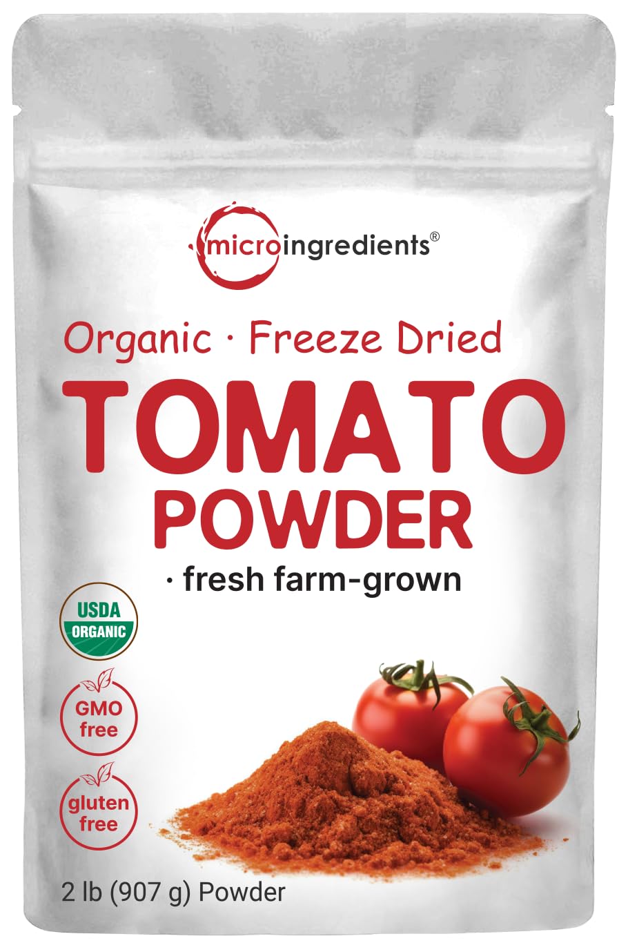Micro Ingredients tomato powder bulk 2lb for rich sauces and stews.