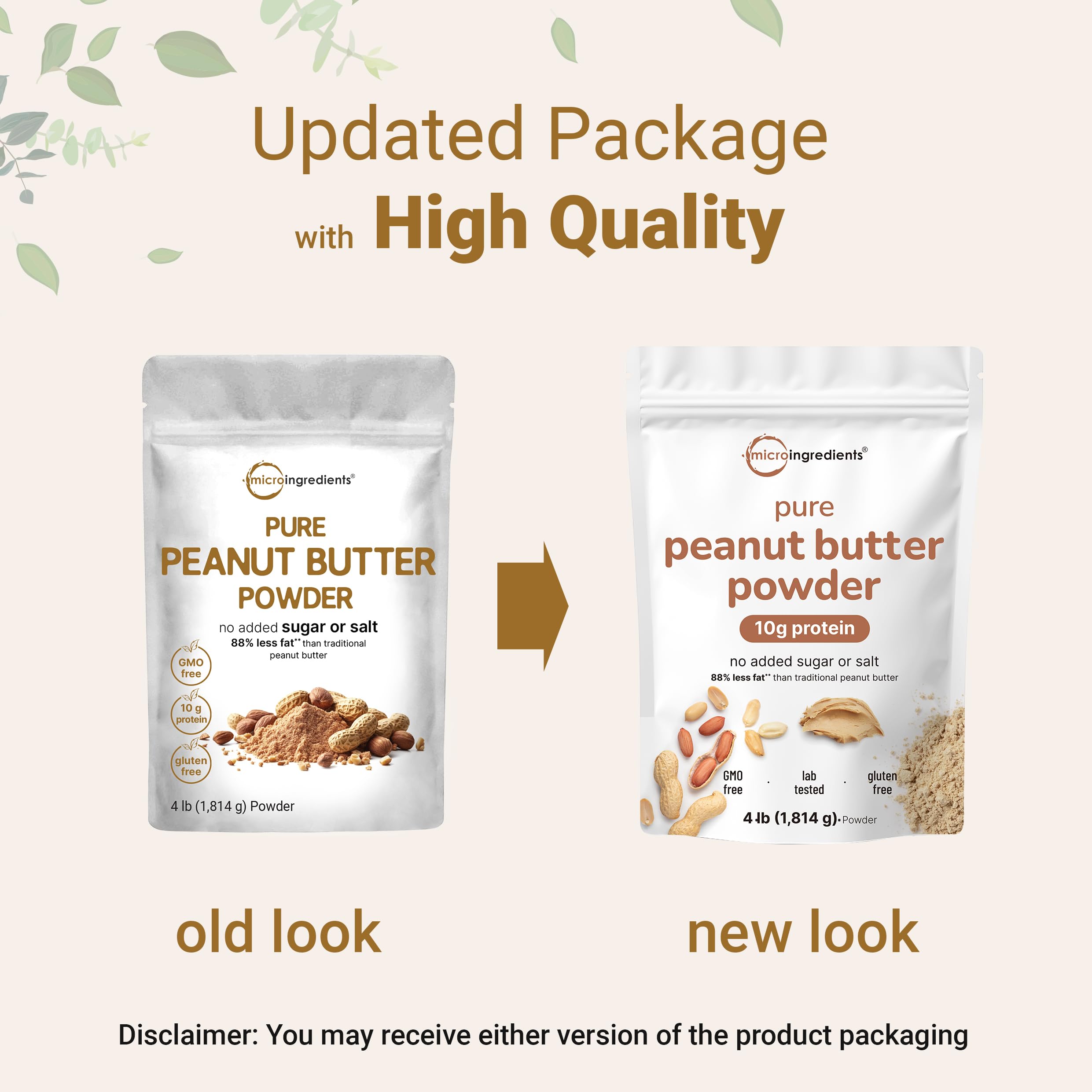 Micro Ingredients unsweetened non-GMO peanut powder for clean, versatile recipes.