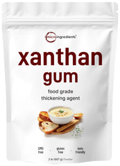 Micro Ingredients Xanthan Gum Powder 2lb bag for gluten-free baking and thickening
