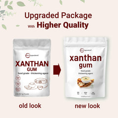 Xanthan gum powder improves keto baking texture and moisture
