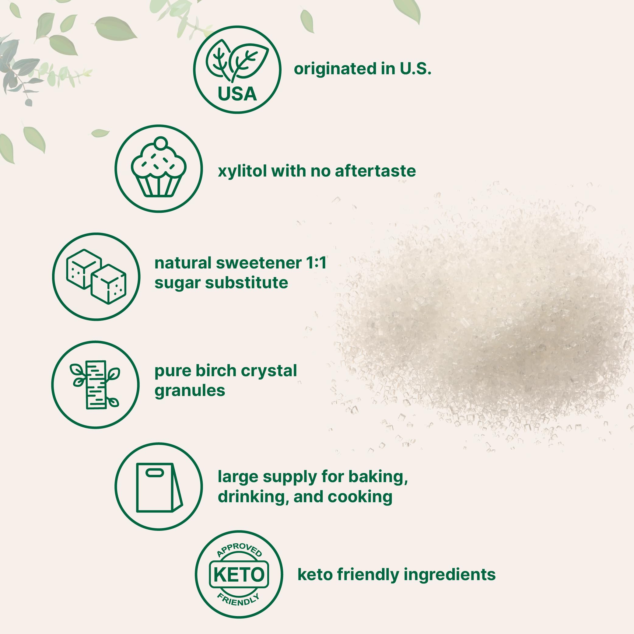 Micro Ingredients Xylitol baking and cooking versatile 1:1 sweetener