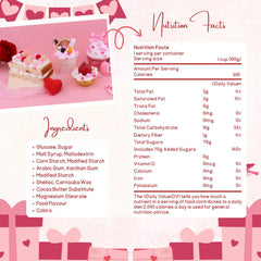 MIDDLE BUBBLE Valentines Sprinkles white heart confetti adds romantic flair to cupcakes and cookies