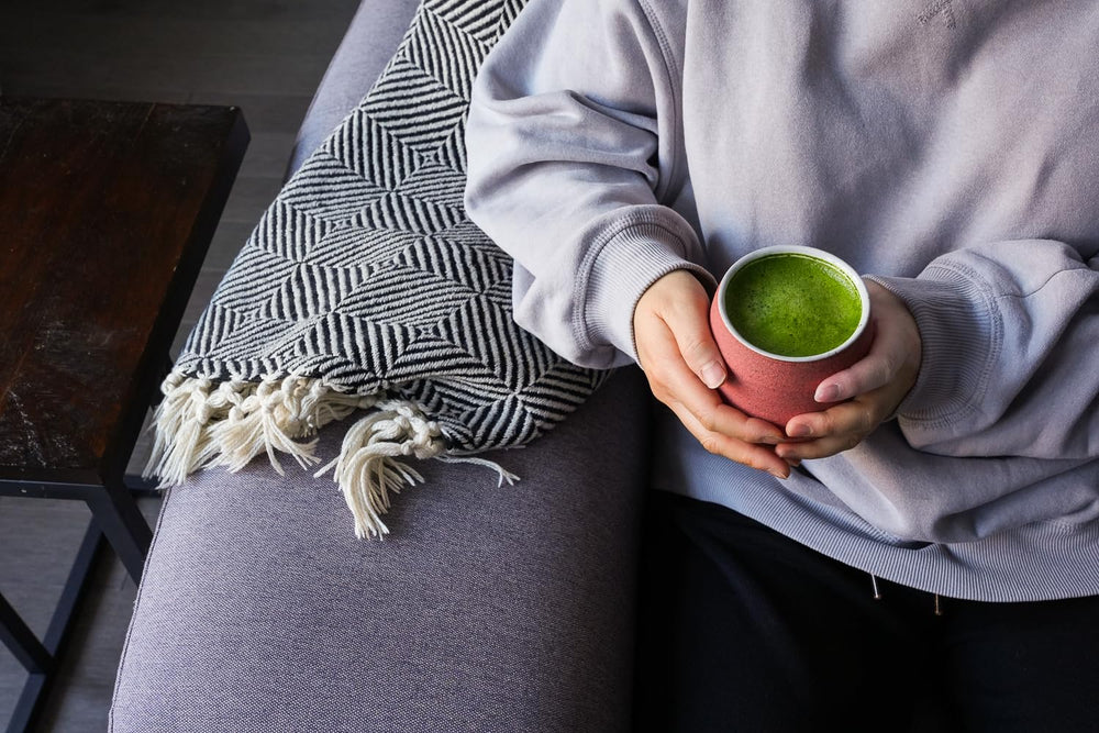 Smooth latte-ready matcha texture ideal for everyday rituals