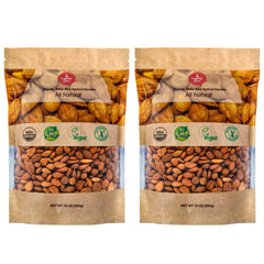 Mighty Apricot bitter apricot kernels in a resealable package for pantry storage.