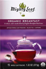 Brewed breakfast tea in a cup, ideal with milk.