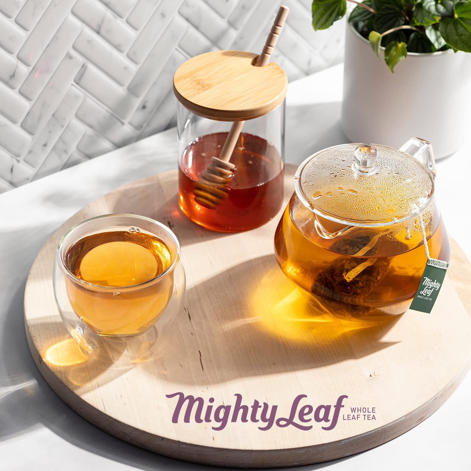 Mighty Leaf Green Tea shines hot or iced with versatile, smooth flavor.
