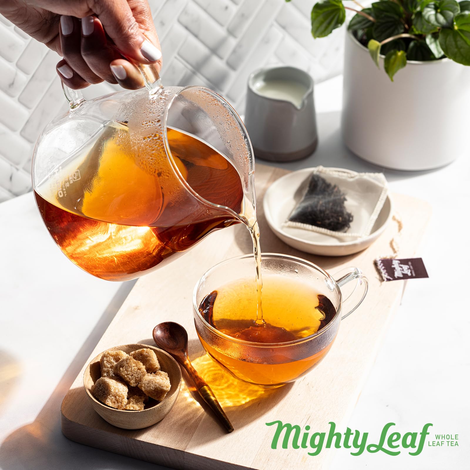 Mighty Leaf pineapple and fruit flavors evoke island-inspired relaxation.