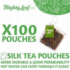 Mighty Leaf Green Tea Tropical fruity notes brighten your midday refresher.