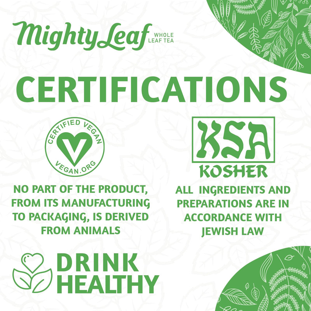 Mighty Leaf Green Tea Tropical eco-friendly packaging suits gifting.