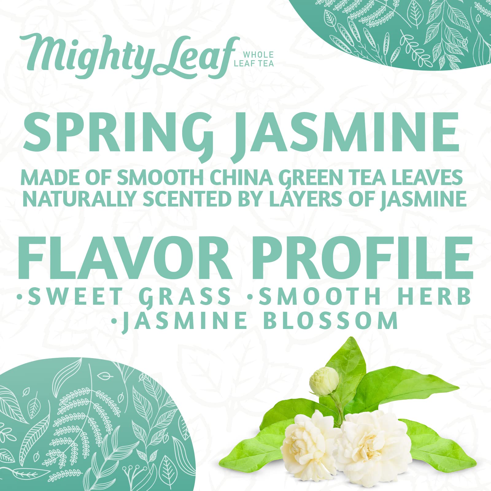 Mighty Leaf USDA Organic certification signals a pure, dairy-free tea experience.