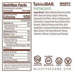 Mighty Sesame TahiniBars 2-pack display with convenient wrapped bars.