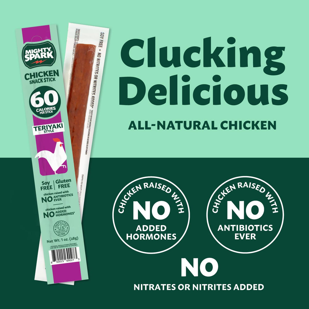 Nutrition label highlights 6 g of protein per Mighty Spark stick
