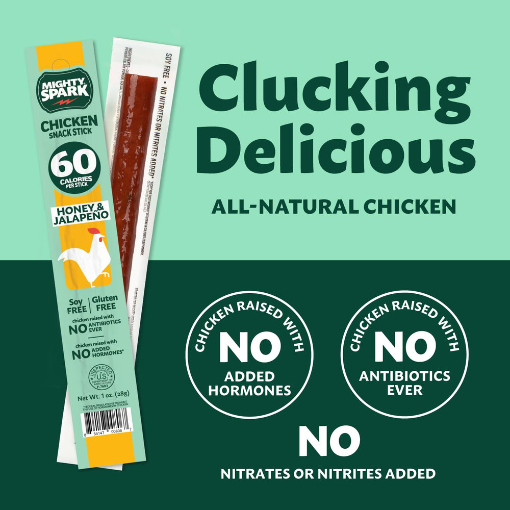 Mighty Spark sticks in hand for a quick savory snack