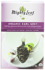 Mighty Leaf bergamot aroma hints at comforting afternoon ritual.