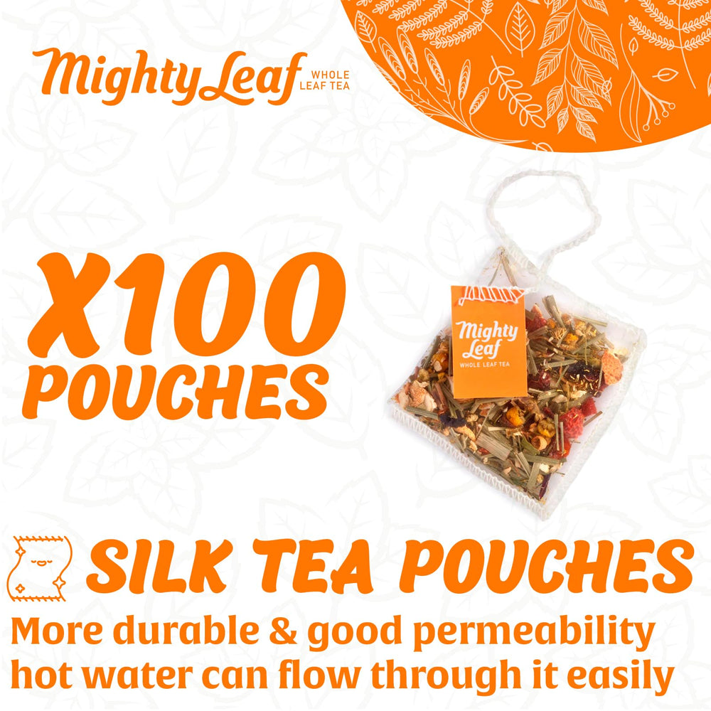 Mighty Leaf Chamomile Citrus 100-count tea pouches displayed for gifting.
