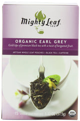 Mighty Leaf Earl Grey steeping cup invites a fragrant, balanced brew.