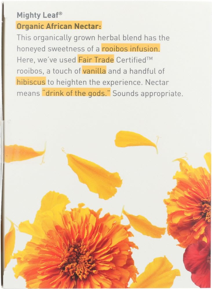 Mighty Leaf organic artisan tea packaging highlights premium quality and gifting appeal.