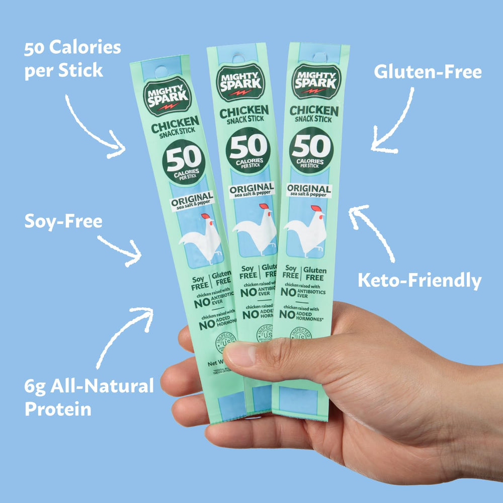 Mighty Spark sticks in a gym bag, portable fueling for workouts.
