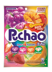 Mikakuto UHA soft candy with Gummy Bits front-pack portrait for vibrant flavor variety