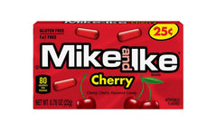 MIKE AND IKE Cherry box adds bright fruit flavor to lunch boxes.