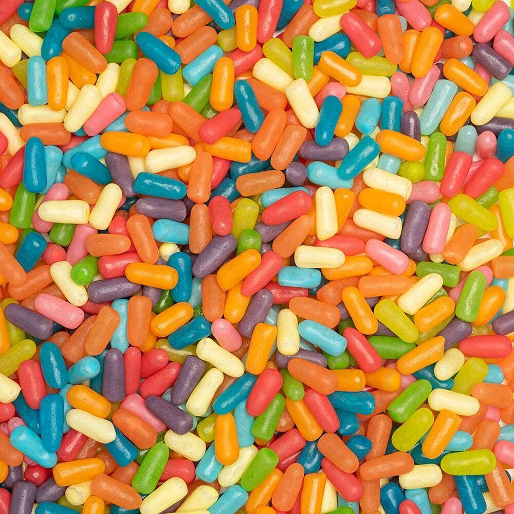 MIKE AND IKE Mega Mix flavors lineup, a colorful fruit chew for shared fun.