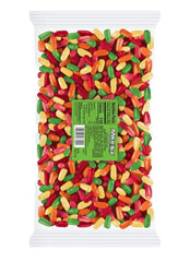 Mike & Ike Original cherry flavor closeup highlights bold fruit taste.