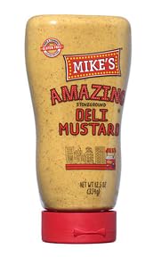 Dipping sauce setup with Mike's Amazing Deli Mustard for quick flavor lift.