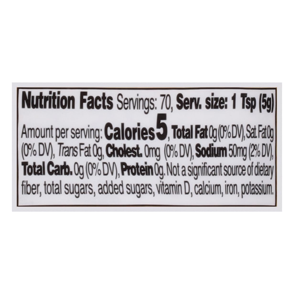 Label highlights gluten-free and dairy-free attributes for allergen-aware kitchens.
