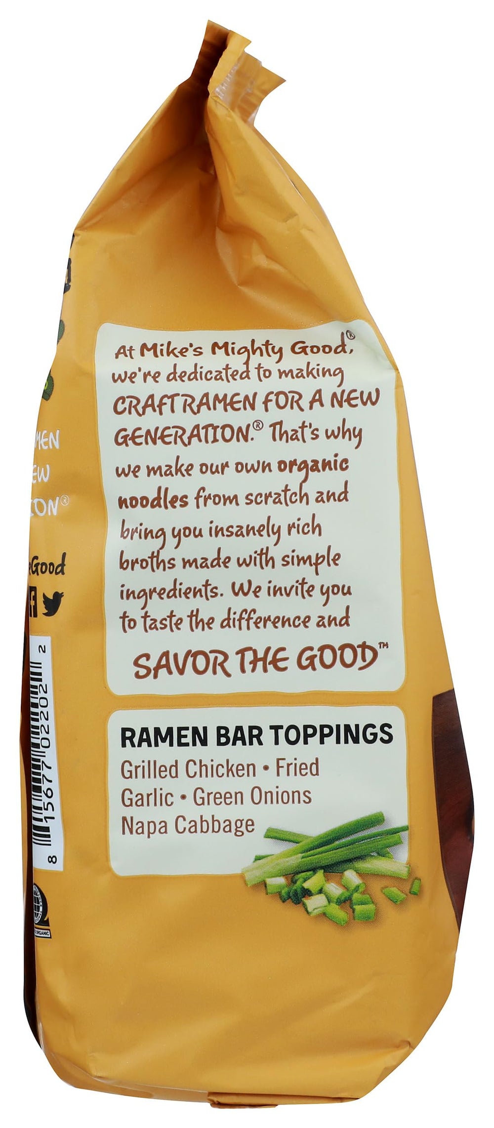 Mike's Mighty Good ramen steaming bowl ready in minutes for busy nights
