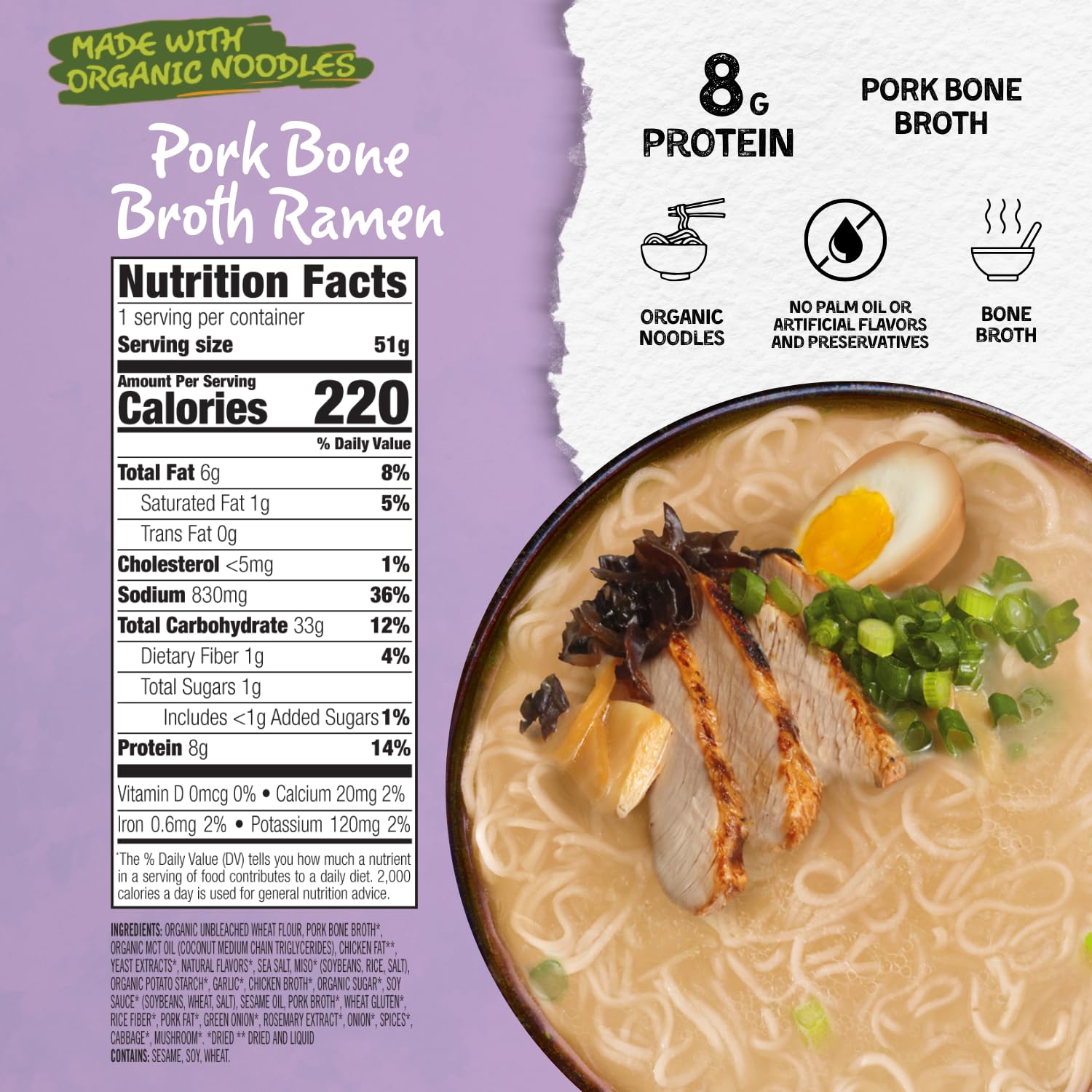 Mike's Mighty Good six-pack ramen cups offering protein and convenience