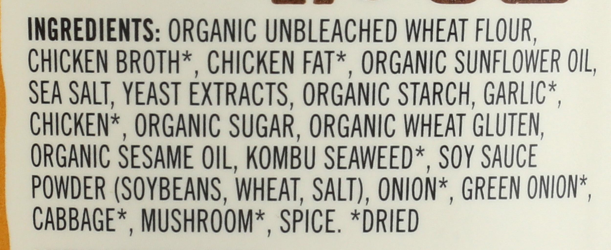 Mike's Mighty Good ramen cup chicken ingredients close-up for flavor-first ramen