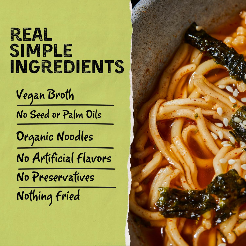 Mike’s Mighty Vegetarian Vegetable Ramen Cup vegan satisfaction in a cup.