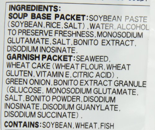 Miko Brand Instant Miso Soup featuring fresh miso paste for richer flavor.