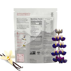 Mikuna Chocho Superfood powder bag highlights high nutrient content for balanced meals.