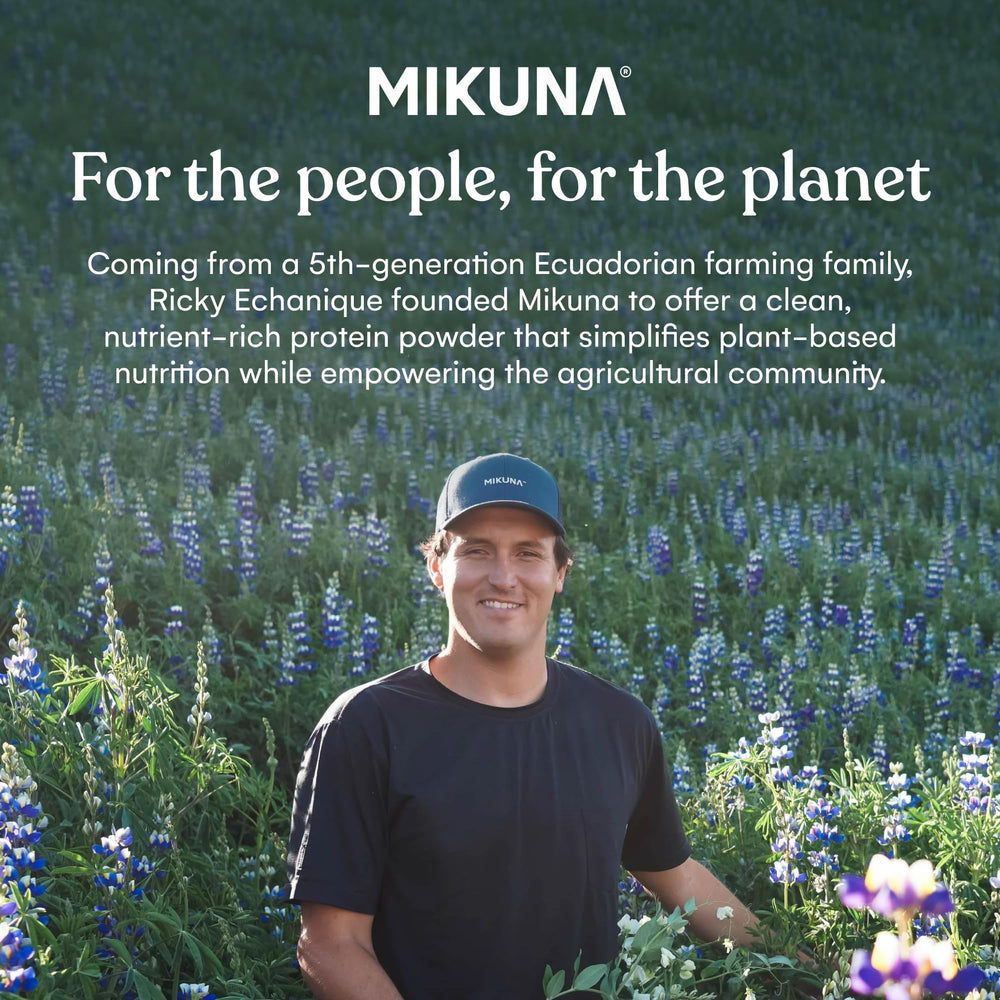 Mikuna plant-based protein shake bottle ready for quick nutrition