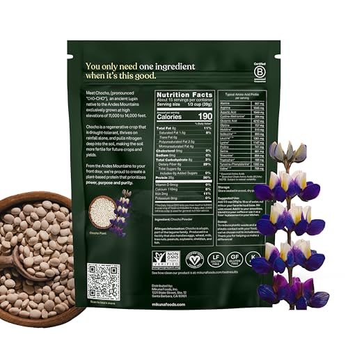 Mikuna vegan protein powder unflavored bag as a versatile base for shakes and baking