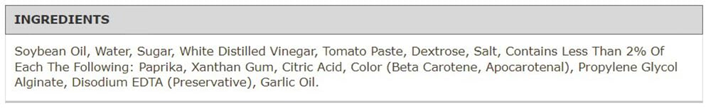 Milani 1890 French Dressing on greens coats with balanced tang