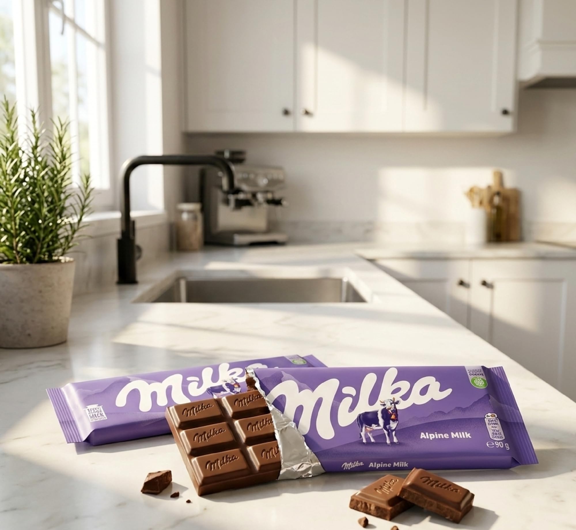 Milka Alpine Milk gift box ready for gifting on special occasions.