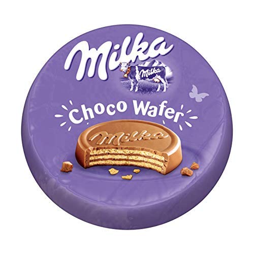 Milka Choco Wafer pack opened shows easy portioning on the go