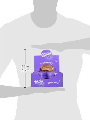 Milka Choco Wafer on-pack with glass suggests gifting
