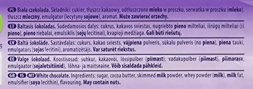 Milka European import label visible, premium quality chocolate.