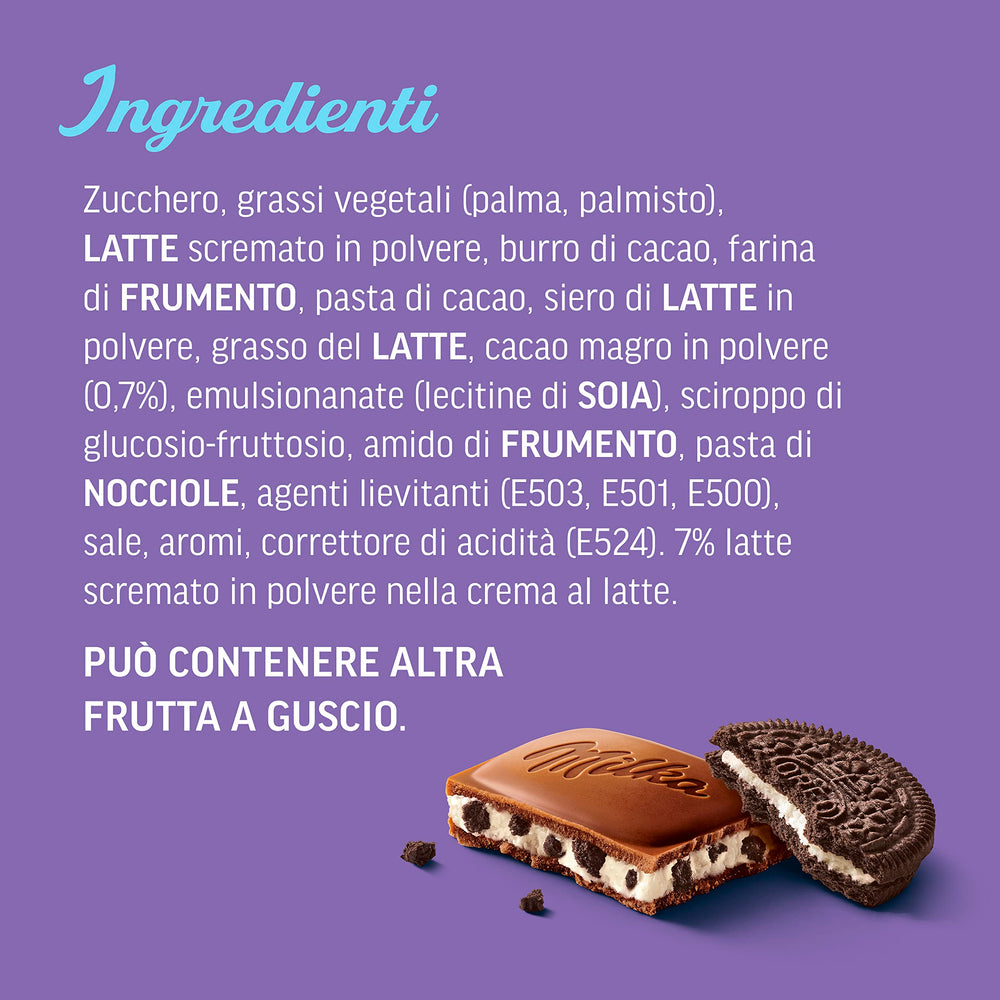 Milka Oreo bar foil-wrapping close-up emphasizing sleek packaging.