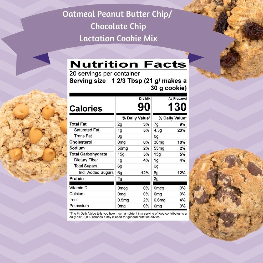 MilkBliss peanut butter chip option closeup highlights wholesome oats and flavors for busy moms.