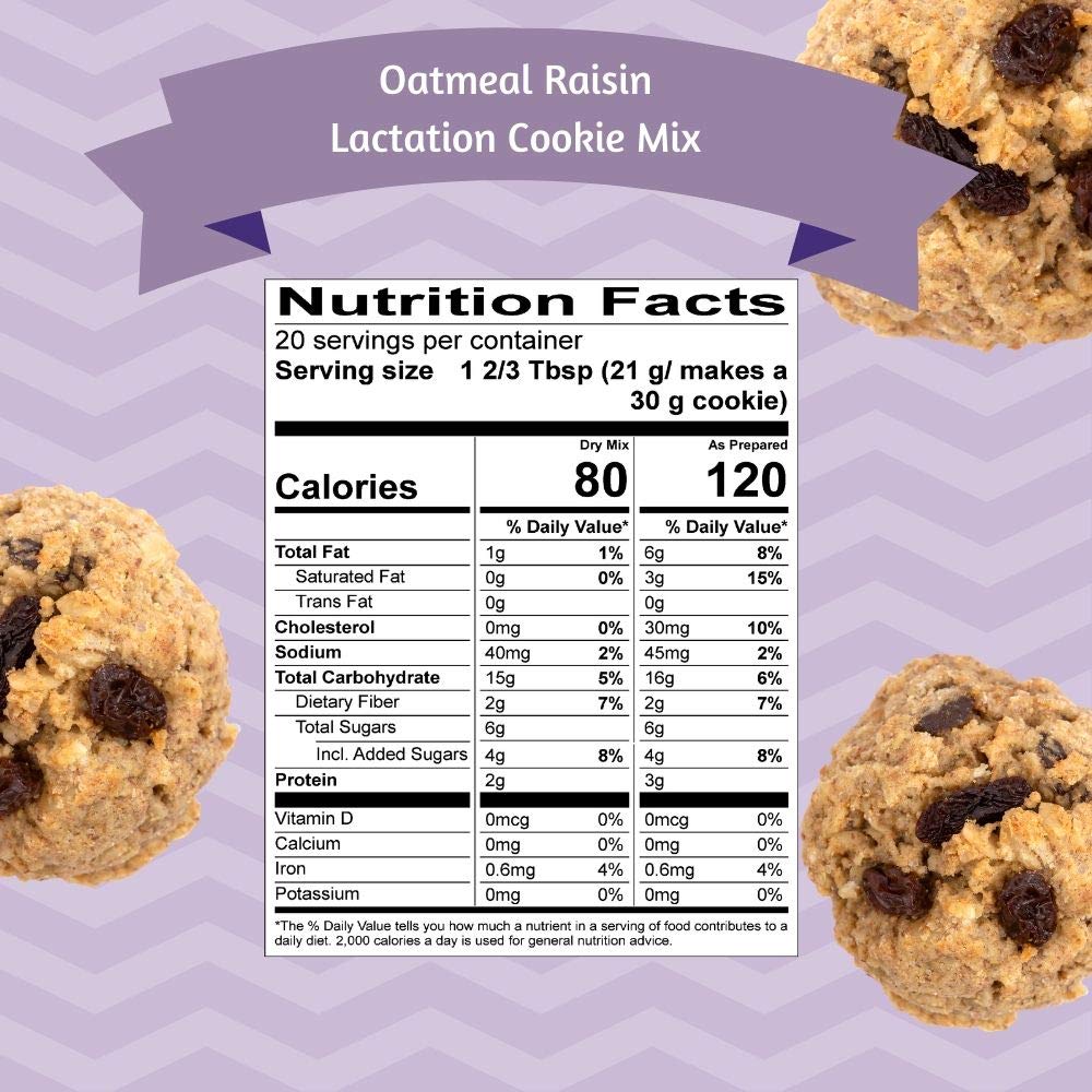 MilkBliss Lactation Cookies on baking sheet ready to bake and enjoy.
