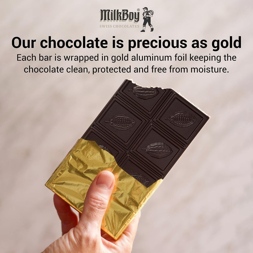 MilkBoy sustainably farmed cocoa (Rainforest Alliance) for responsible indulgence