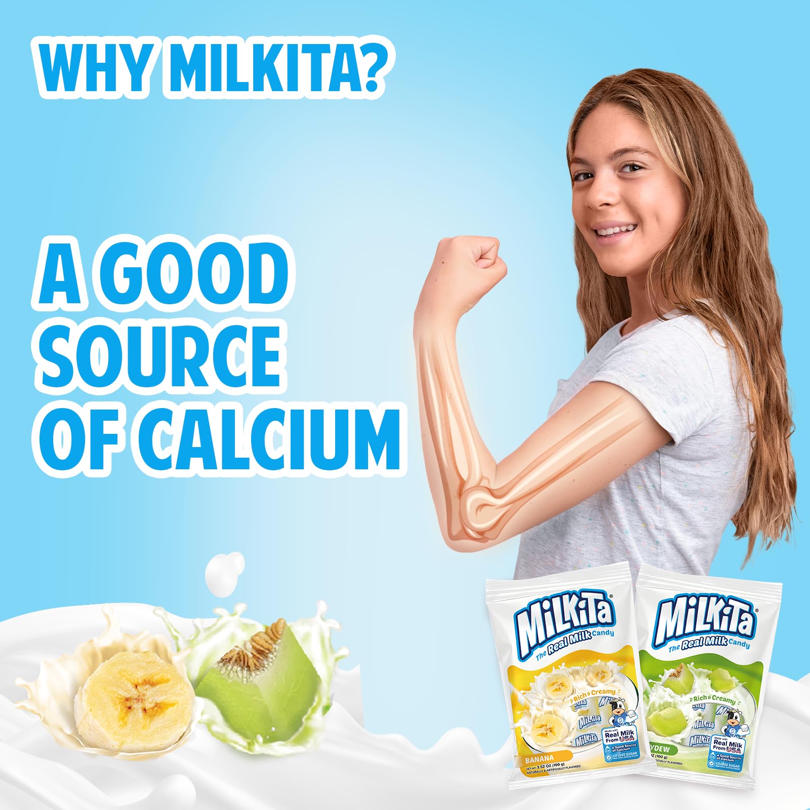 Bite-sized Milkita candies ideal for sharing with family and friends