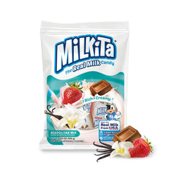 Milkita Creamy Milk Candy Vanilla close-up, smooth melt ideal for gifting and sharing.