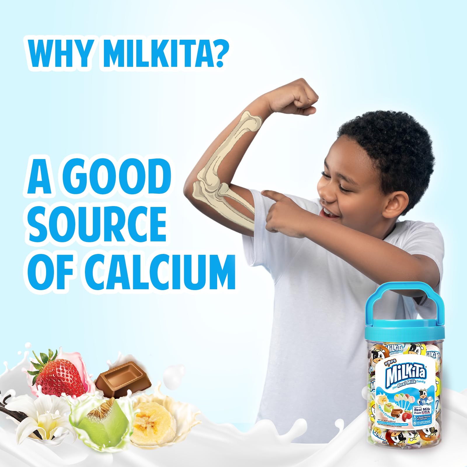 Milkita sealed jar preserves freshness and creaminess for every bite.